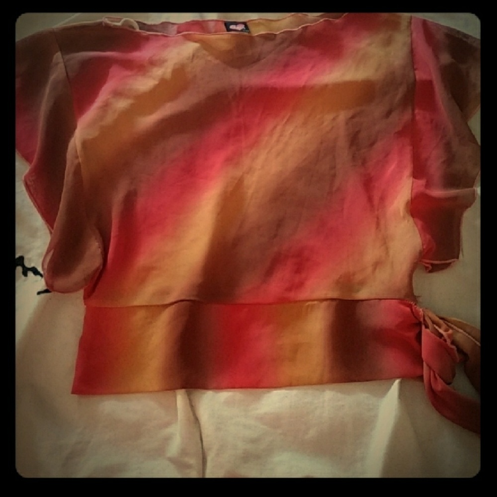 Gabby sheer shirt
